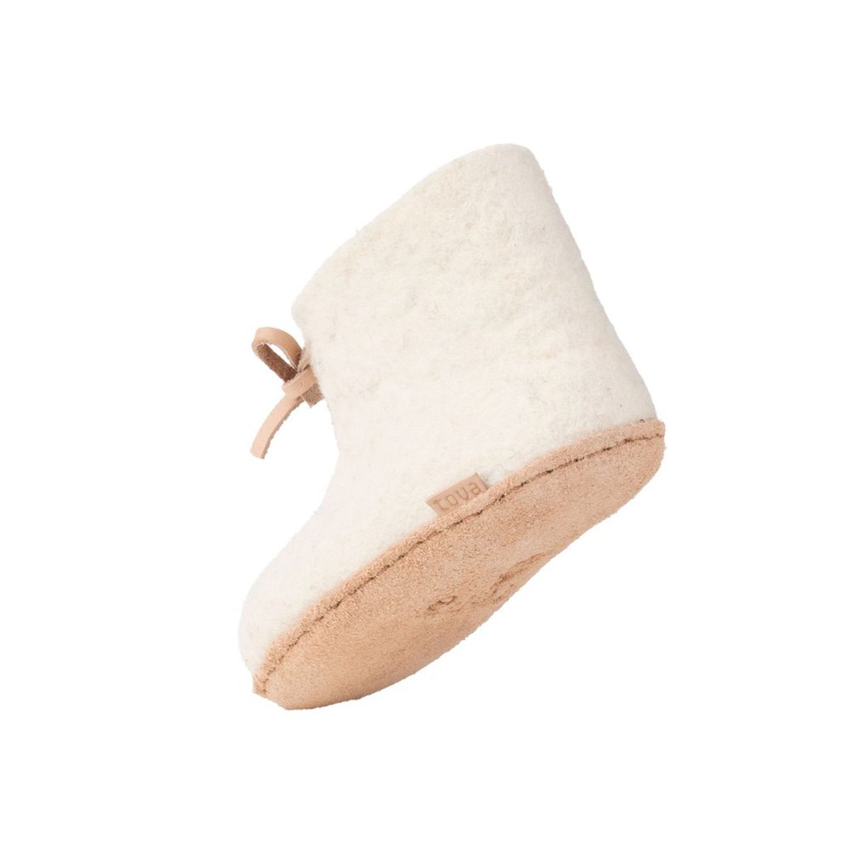 My first slipper Eco Baby - Natural white